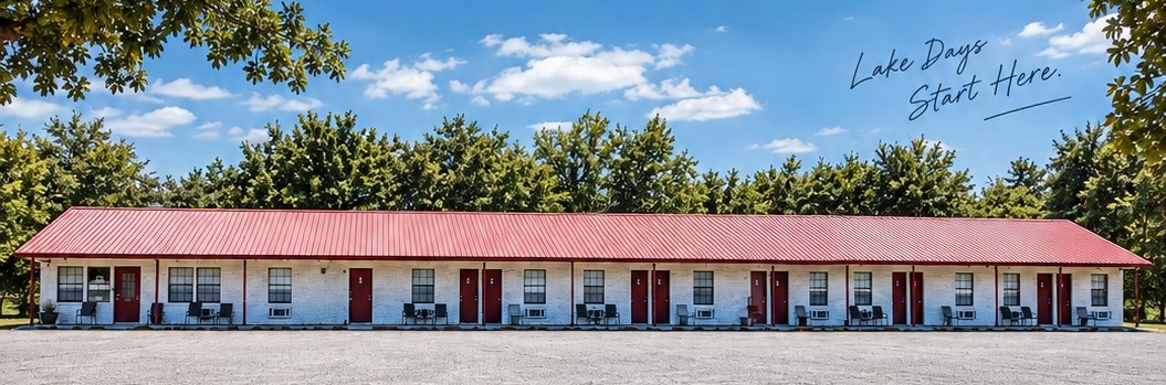 Bob's Lake Country Motel exterior in Kingston, Oklahoma