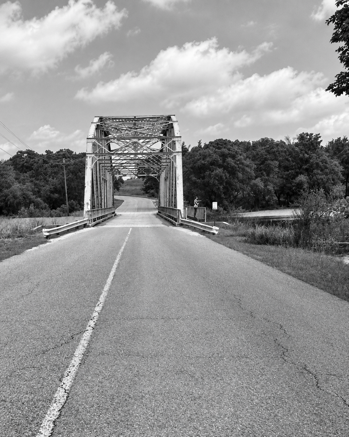 Historic Roosevelt Bridge near Kingston, Oklahoma